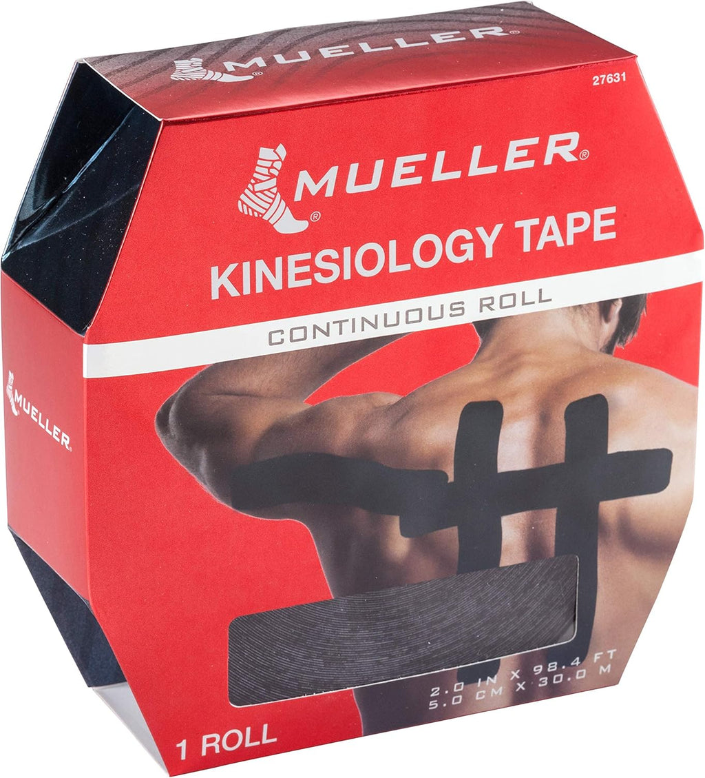 Mueller Sports Medicine Kinesiology Tape Latex Free Therapeutic Athletic Tape Roll

