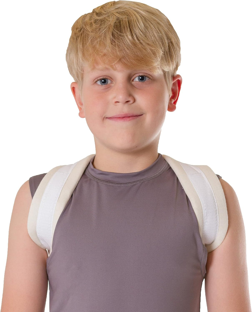 BraceAbility Clavicle Support Brace Figure 8 Upper Back Posture Corrector for Shoulder

