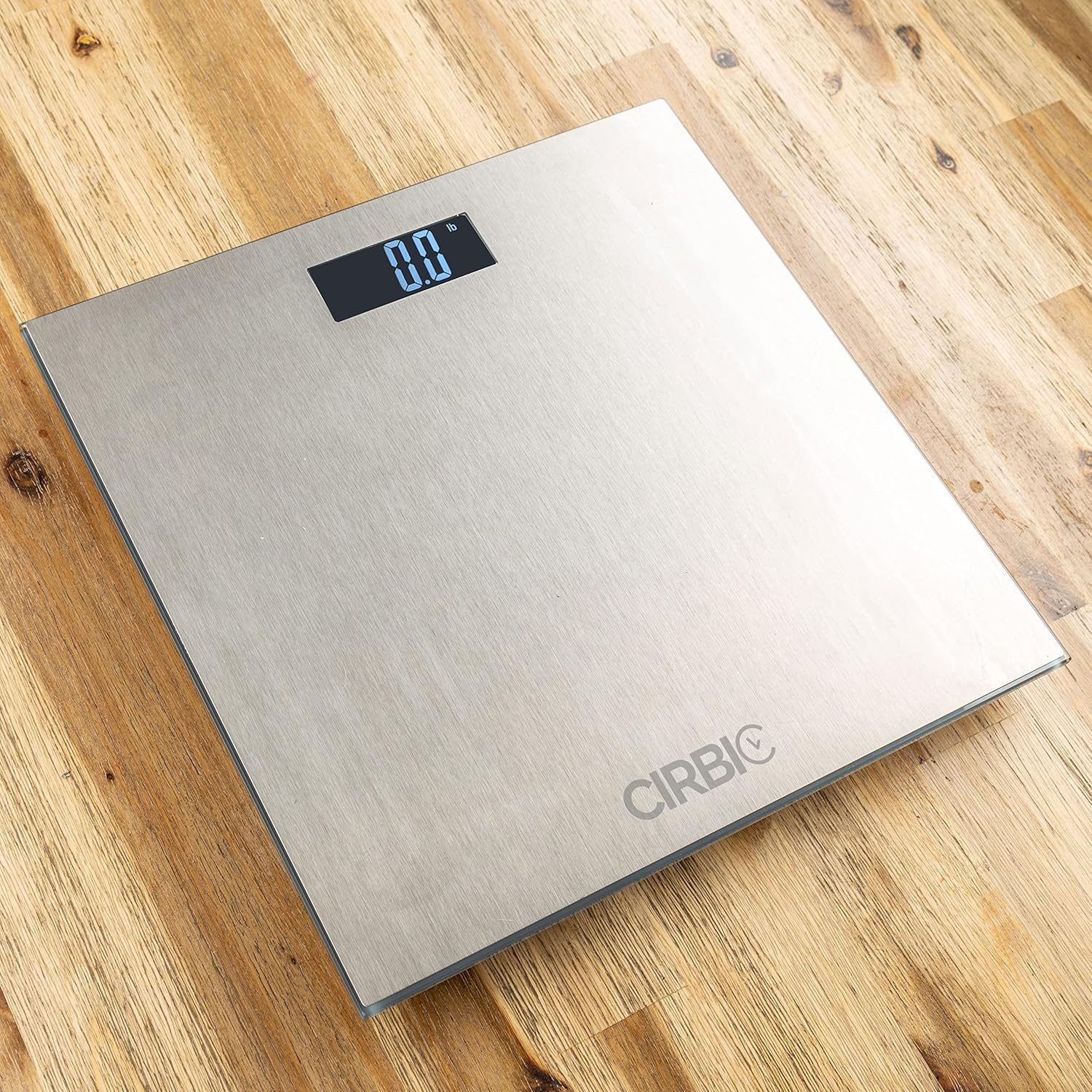 Talking Bathroom Scale with Voice Announcements, Large Numbers, lbs/kg

