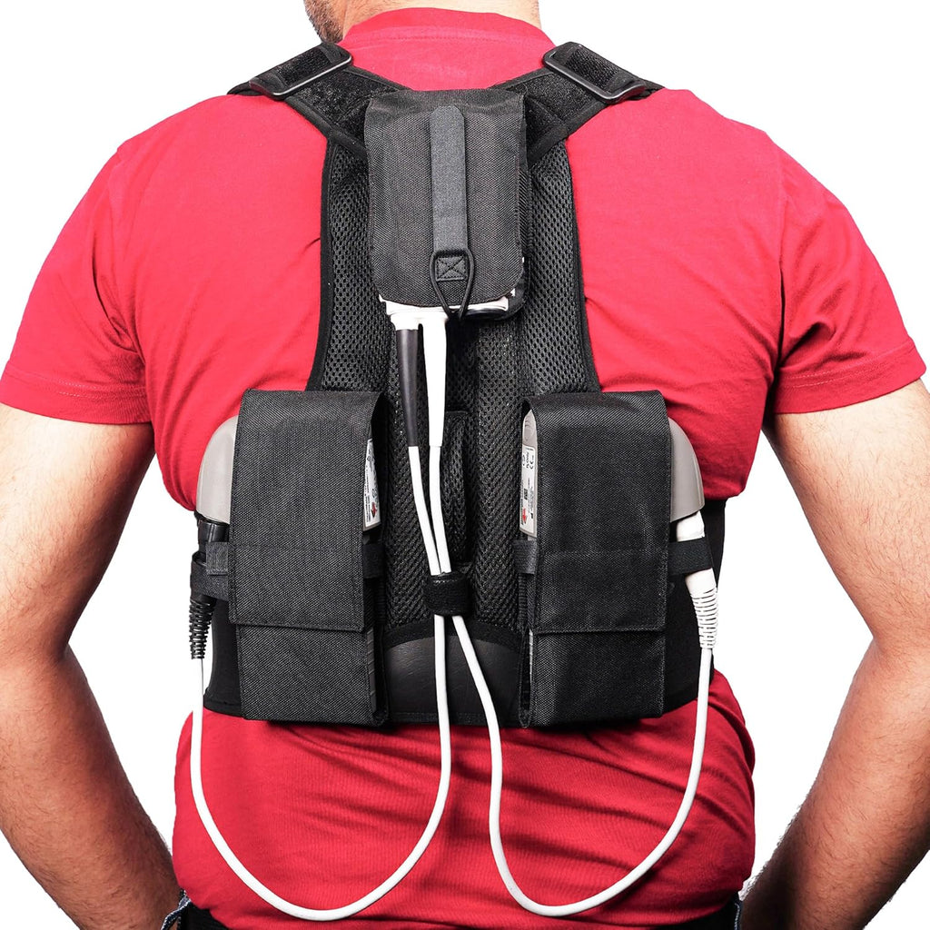 LVAD Active Pack Support Vest for HeartMate/HeartWare LVAD Controller & Batteries

