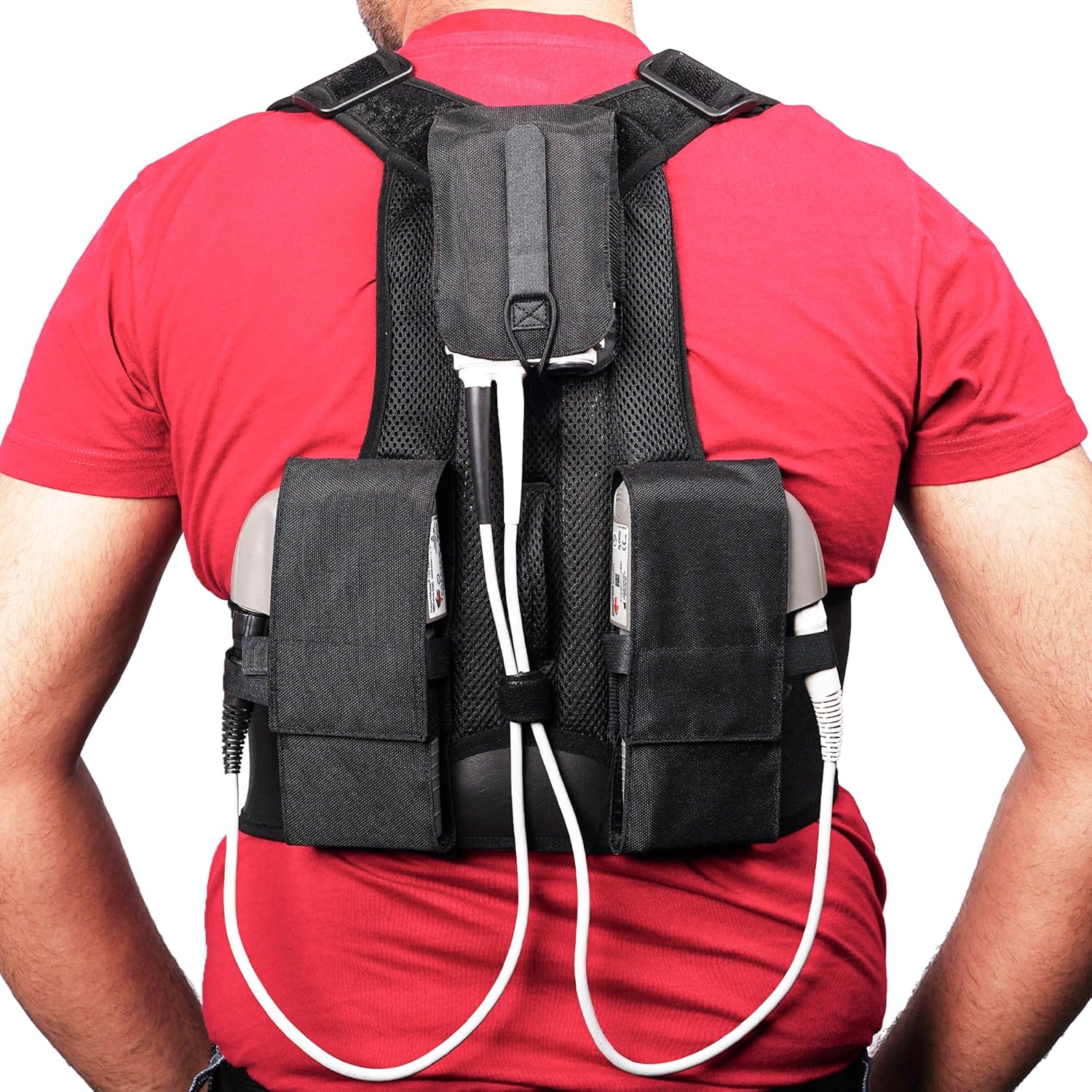 LVAD Active Pack Support Vest for HeartMate/HeartWare LVAD Controller & Batteries

