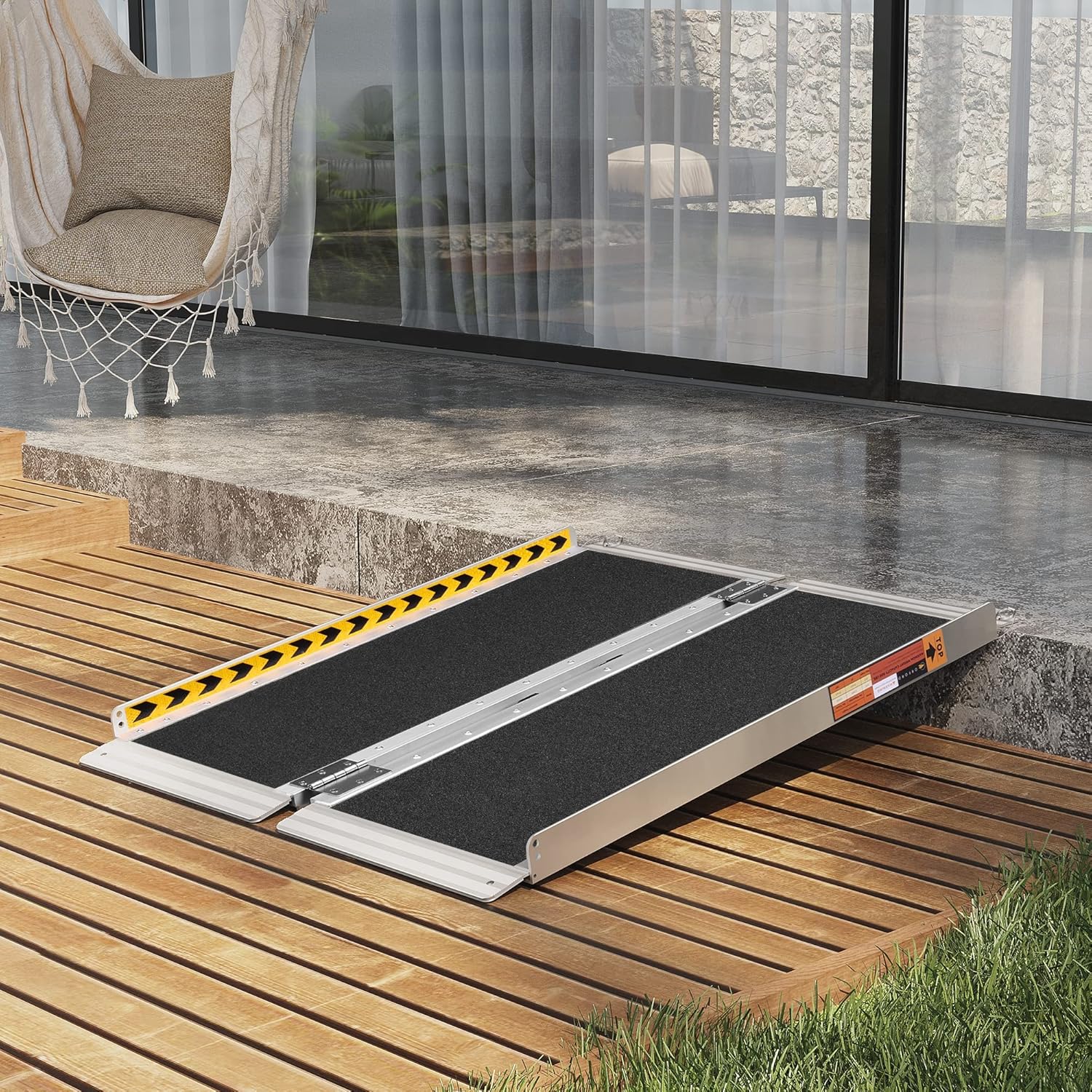 ORFORD Portable Wheelchair Ramp Non-Slip Threshold Access for Doorways

