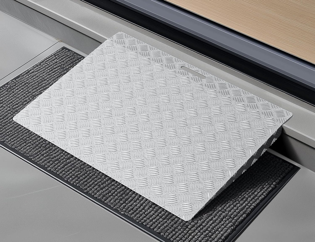 Aluminum Threshold Ramp for Doorways, Portable Non-Slip Wheelchair Access Ramp

