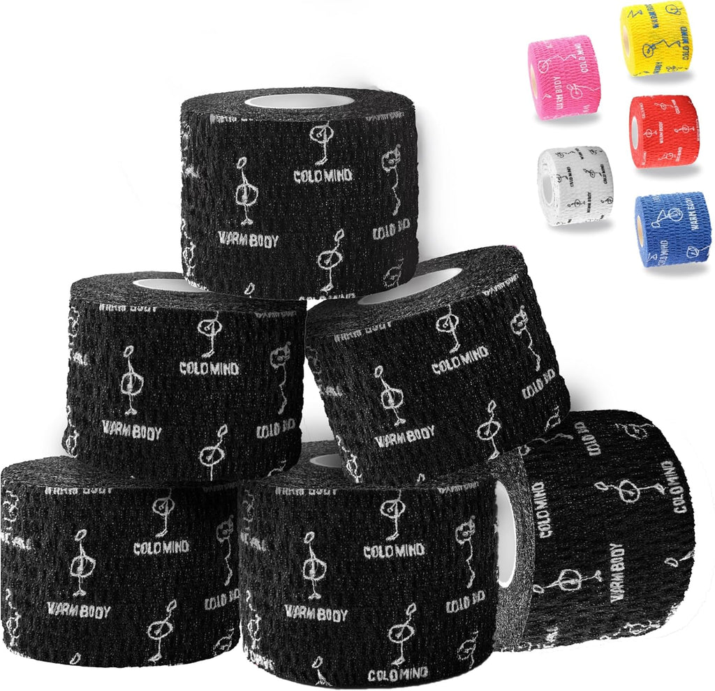 WARM BODY COLD MIND 1.85 in Hook Grip Thumb Tape for Weightlifting

