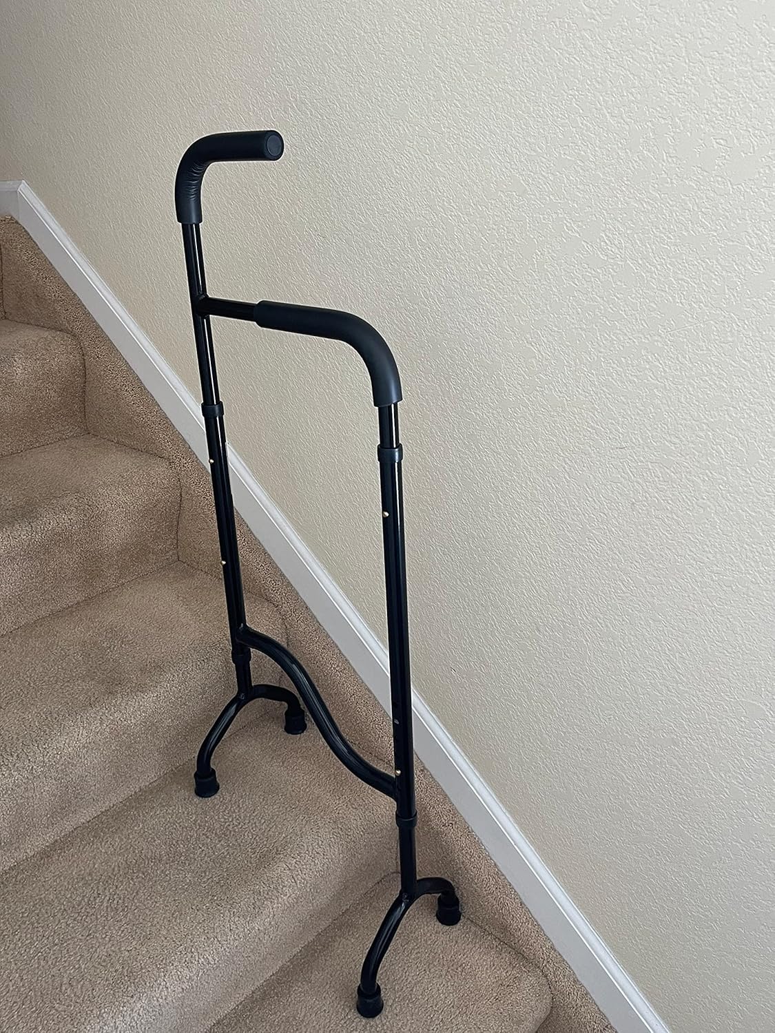 Rock Steady Stair Assist Cane, Lightweight Stair Climbing Aid with Non-Slip Grip

