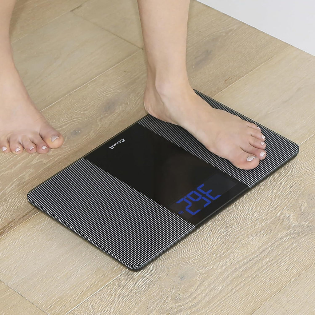 Escali Digital Bathroom Scale for Body Weight, Large Display, 400 lb Capacity

