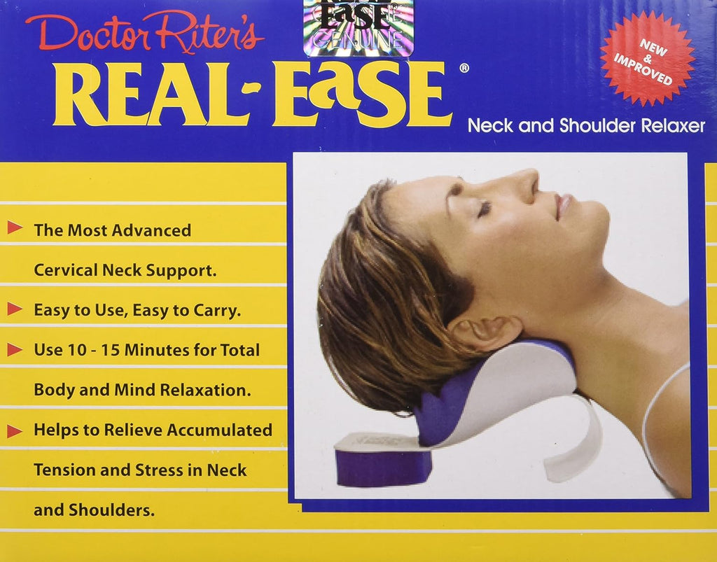 Real Ease Neck and Shoulder Relaxer for Cervical Spine Traction Relief

