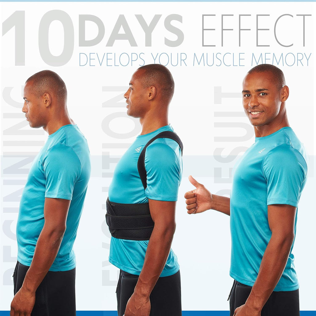 Selbite Posture Corrector for Men and Women, Back Brace with Adjustable Straps

