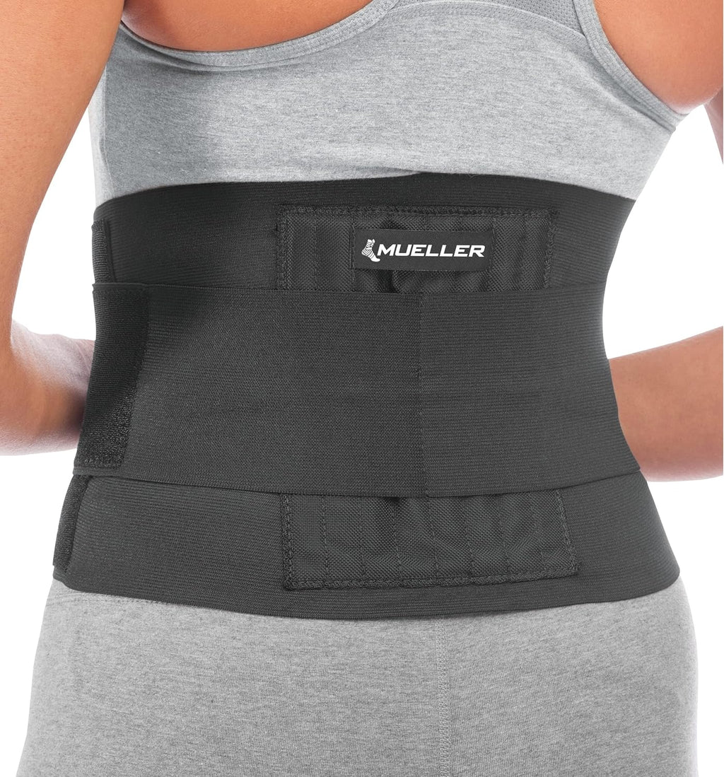 Mueller 4581 Adjustable Back Brace Lumbar Support with Steel Springs

