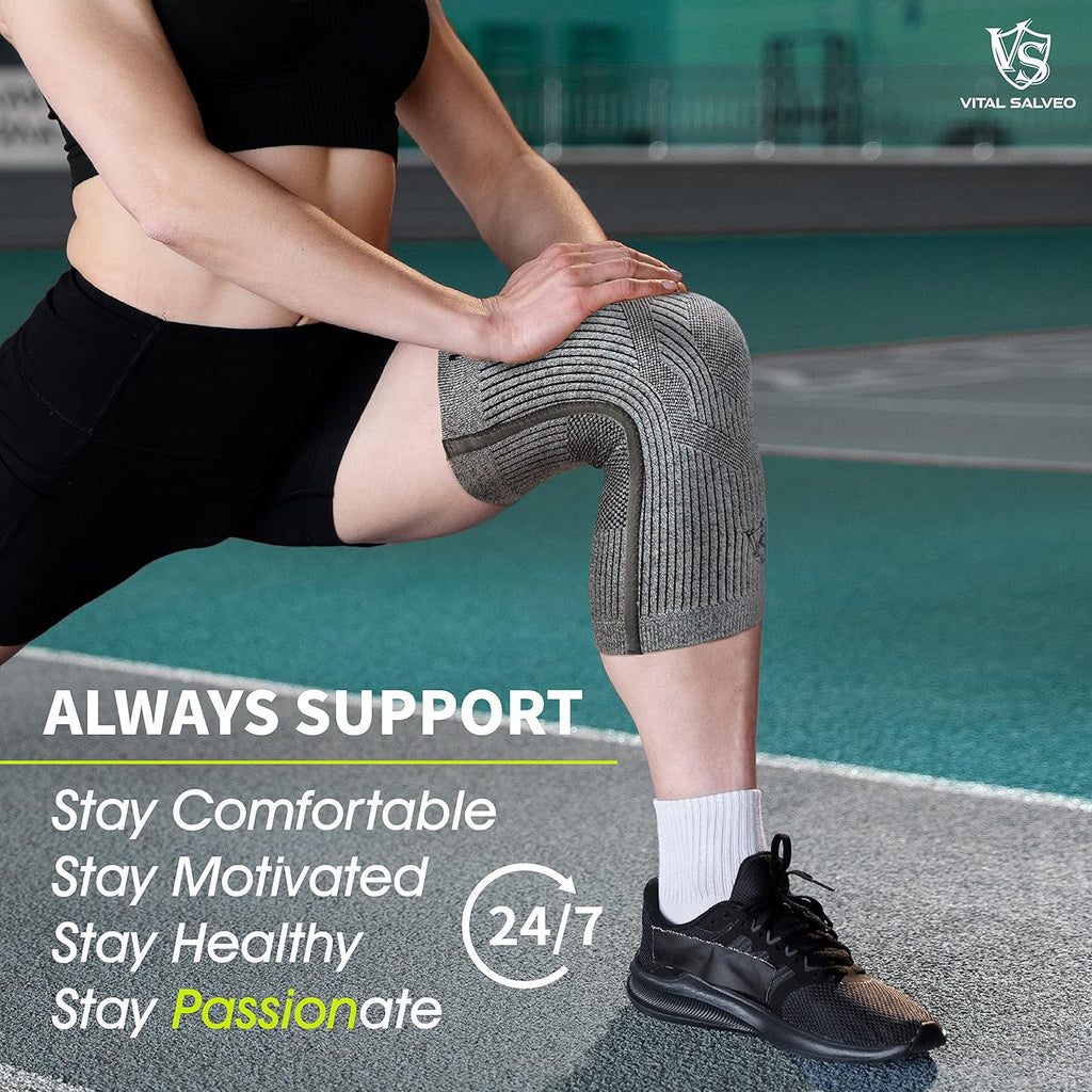 Vital Salveo S-Support 3D Bio-Dynamic Recovery Knee Sleeve, Compression Support

