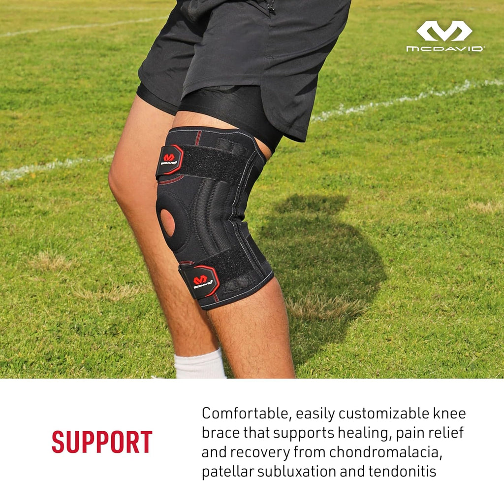 McDavid Knee Brace with Compression for Knee Support and Patella Tendon Stability


