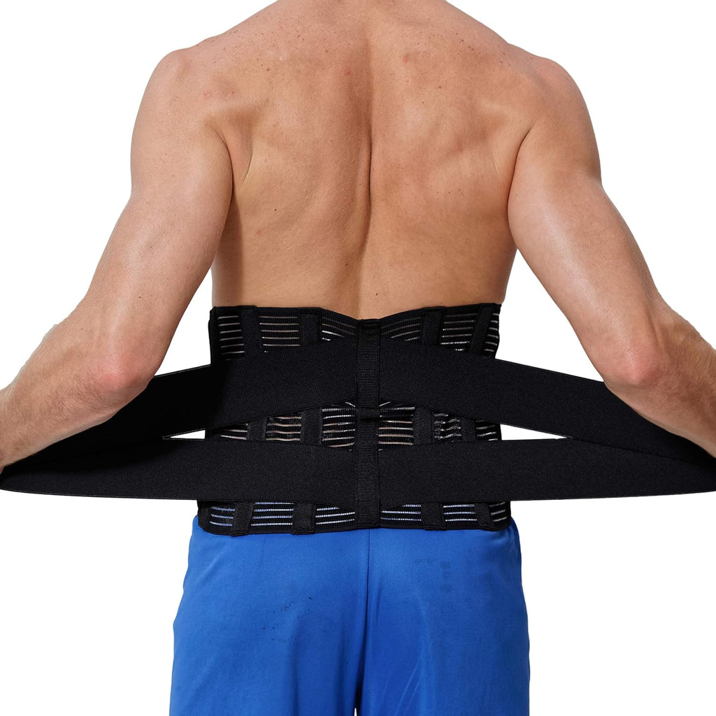 NeoTech Care Adjustable Compression Back Brace Lumbar Support Belt

