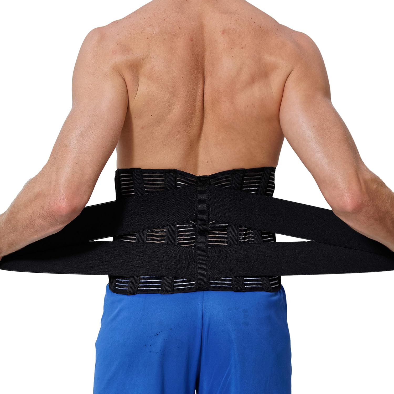 NeoTech Care Adjustable Compression Back Brace Lumbar Support Belt

