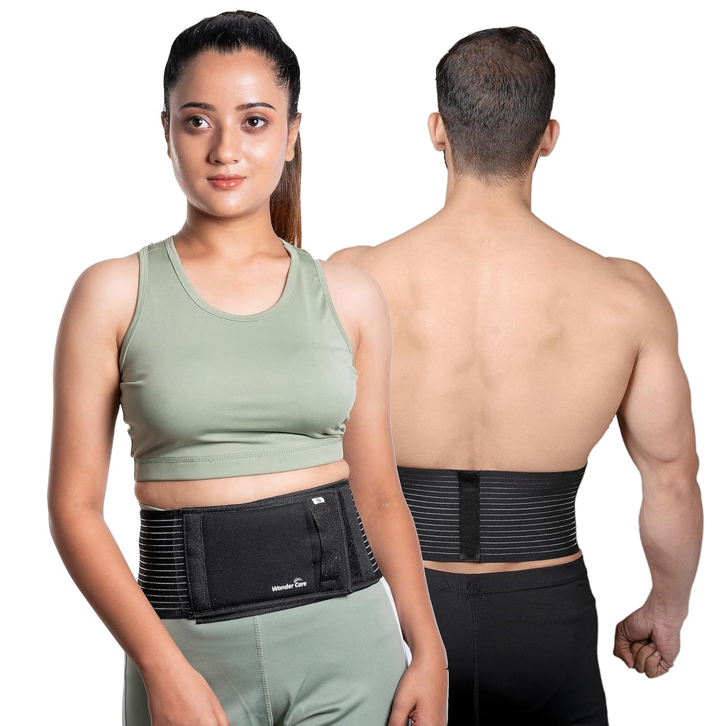 Wonder Care Umbilical Hernia Support Belt Abdominal Binder with Removable Compression Pad

