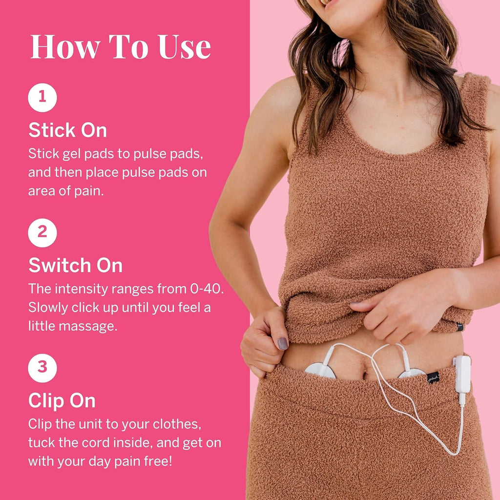 Pixie Period Pain Relief Device for Menstrual Cramps, Wearable Discreet Comfort

