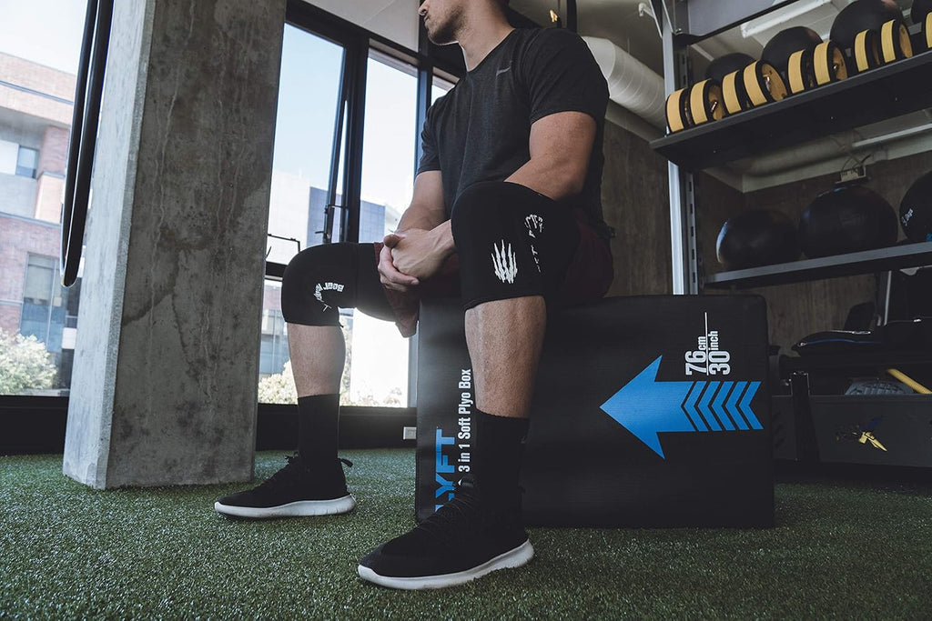 Bear KompleX Neoprene Compression Knee Sleeves for Weightlifting, Squats & Powerlifting


