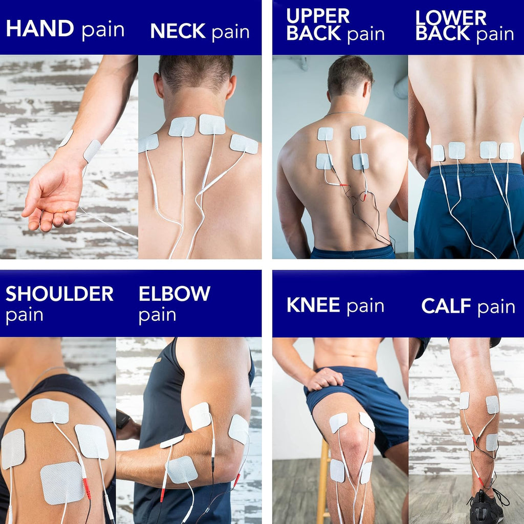 Roscoe Medical Dual Channel TENS and EMS Muscle Stimulator for Pain Relief

