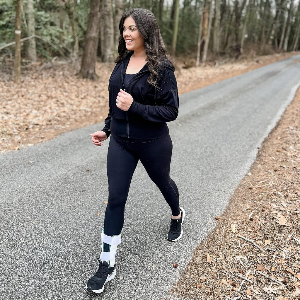 MARS WELLNESS Air Gel Ankle Stirrup Brace with Cold Therapy for Stabilized Support

